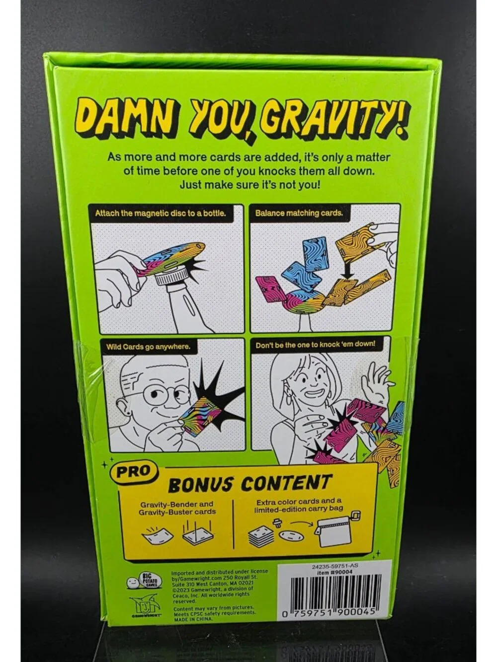 Cards Vs Gravity Pro Game Big Potato Games Card Balancing Challenge New